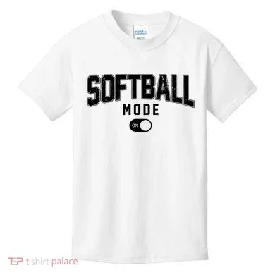 Softball Mode On Kids T-Shirt
