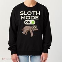 Sloth Mode On Funny Lazy Sleep Animal Lover Women Gift Women's Sweatshirt thumb 0