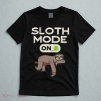 Sloth Mode On Funny Lazy Sleep Animal Lover Women Gift T-Shirt thumb 5