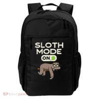 Sloth Mode On Funny Lazy Sleep Animal Lover Women Gift Backpack thumb 0