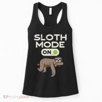 Sloth Mode On Funny Lazy Sleep Animal Lover Women Gift Women's Tank Top thumb 0