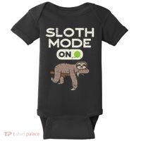 Sloth Mode On Funny Lazy Sleep Animal Lover Women Gift Baby Bodysuit thumb 0