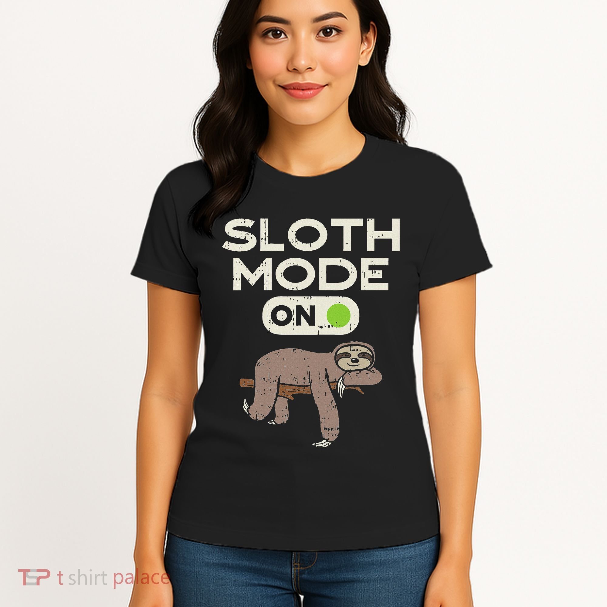 Sloth Mode On Funny Lazy Sleep Animal Lover Women Gift Women's T-Shirt