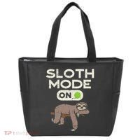 Sloth Mode On Funny Lazy Sleep Animal Lover Women Gift Tote Bag thumb 0