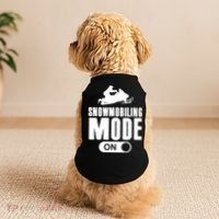 Snowmobiling Mode On Kids Snowmobile Gift Snow Machine Rider Gift Doggie Tank thumb 2