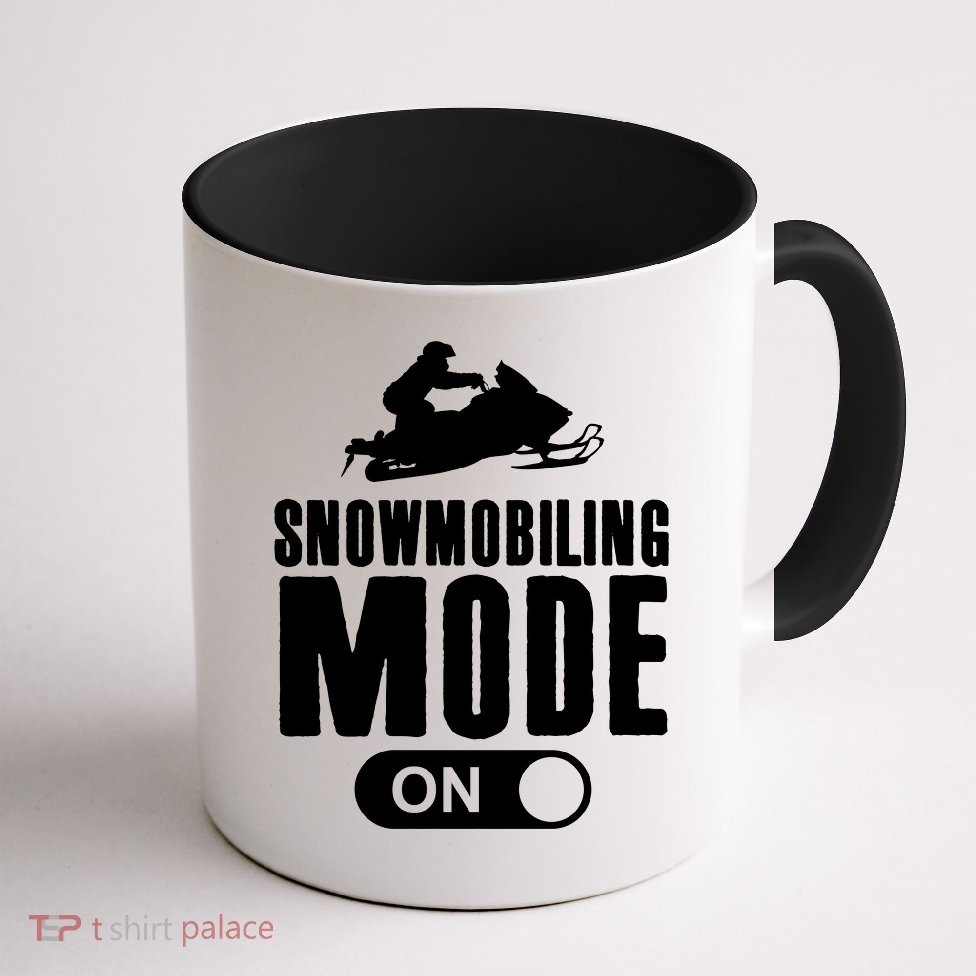Snowmobiling Mode On Kids Snowmobile Gift Snow Machine Rider Gift Coffee Mug