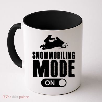 Snowmobiling Mode On Kids Snowmobile Gift Snow Machine Rider Gift Coffee Mug