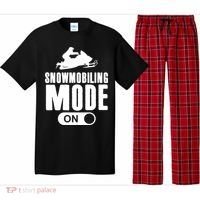 Snowmobiling Mode On Kids Snowmobile Gift Snow Machine Rider Gift Pajama Set thumb 0