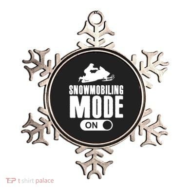 Snowmobiling Mode On Kids Snowmobile Gift Snow Machine Rider Gift Ornament