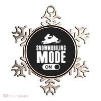 Snowmobiling Mode On Kids Snowmobile Gift Snow Machine Rider Gift Ornament thumb 0