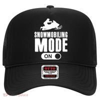 Snowmobiling Mode On Kids Snowmobile Gift Snow Machine Rider Gift Hat thumb 0