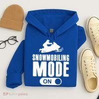 Snowmobiling Mode On Kids Snowmobile Gift Snow Machine Rider Gift Hoodie thumb 4