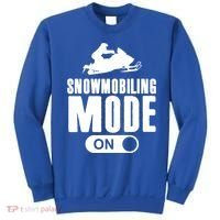 Snowmobiling Mode On Kids Snowmobile Gift Snow Machine Rider Gift Sweatshirt thumb 0