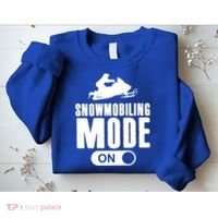 Snowmobiling Mode On Kids Snowmobile Gift Snow Machine Rider Gift Sweatshirt thumb 2