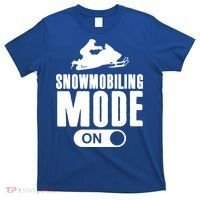 Snowmobiling Mode On Kids Snowmobile Gift Snow Machine Rider Gift T-Shirt thumb 0