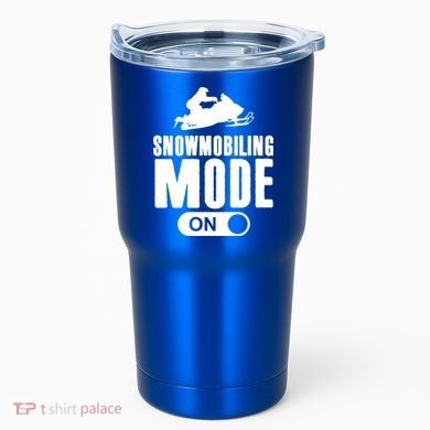 Snowmobiling Mode On Kids Snowmobile Gift Snow Machine Rider Gift Tumbler