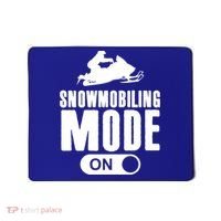 Snowmobiling Mode On Kids Snowmobile Gift Snow Machine Rider Gift Mousepad thumb 0