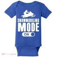 Snowmobiling Mode On Kids Snowmobile Gift Snow Machine Rider Gift Baby Bodysuit thumb 0
