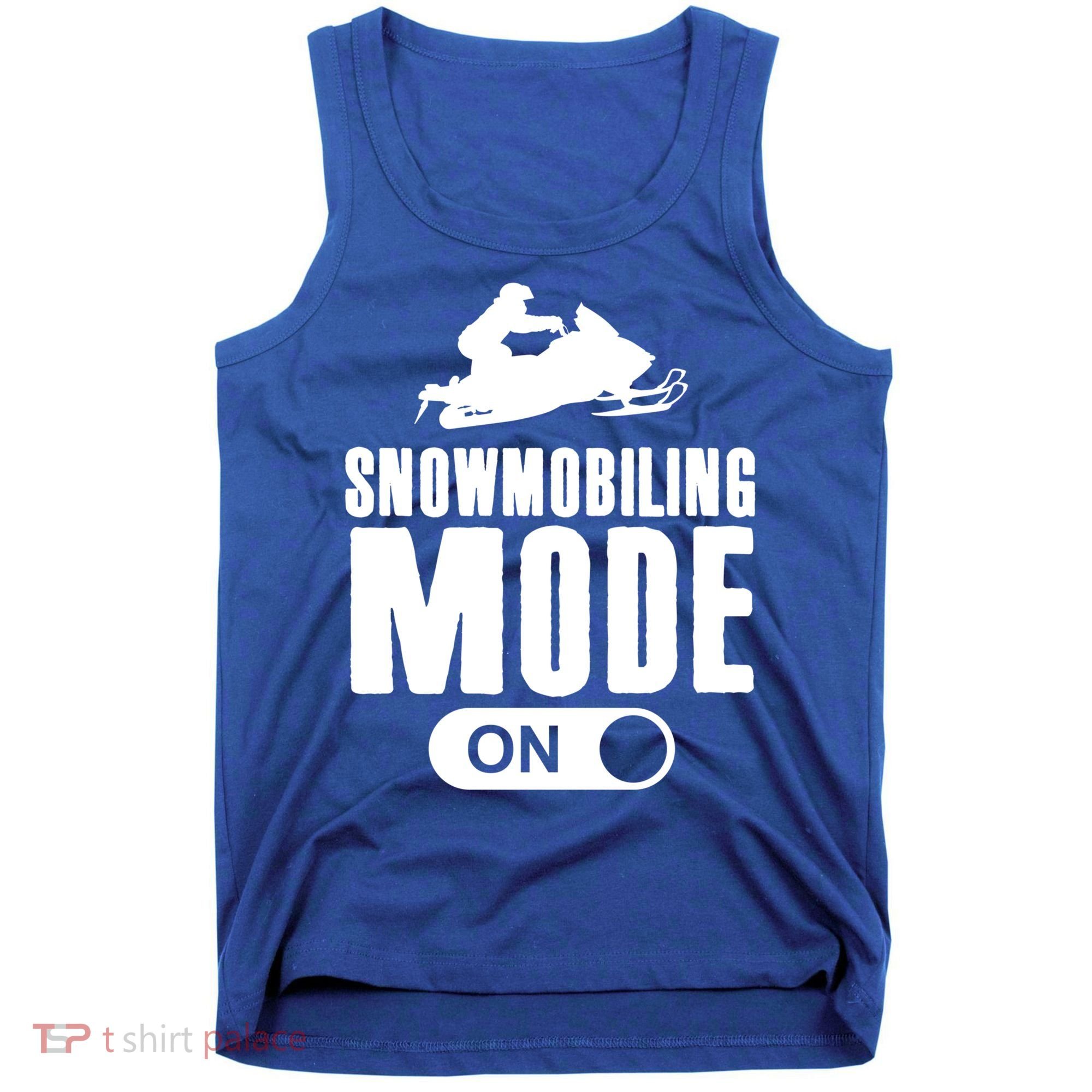 Snowmobiling Mode On Kids Snowmobile Gift Snow Machine Rider Gift Tank Top
