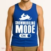 Snowmobiling Mode On Kids Snowmobile Gift Snow Machine Rider Gift Tank Top thumb 3