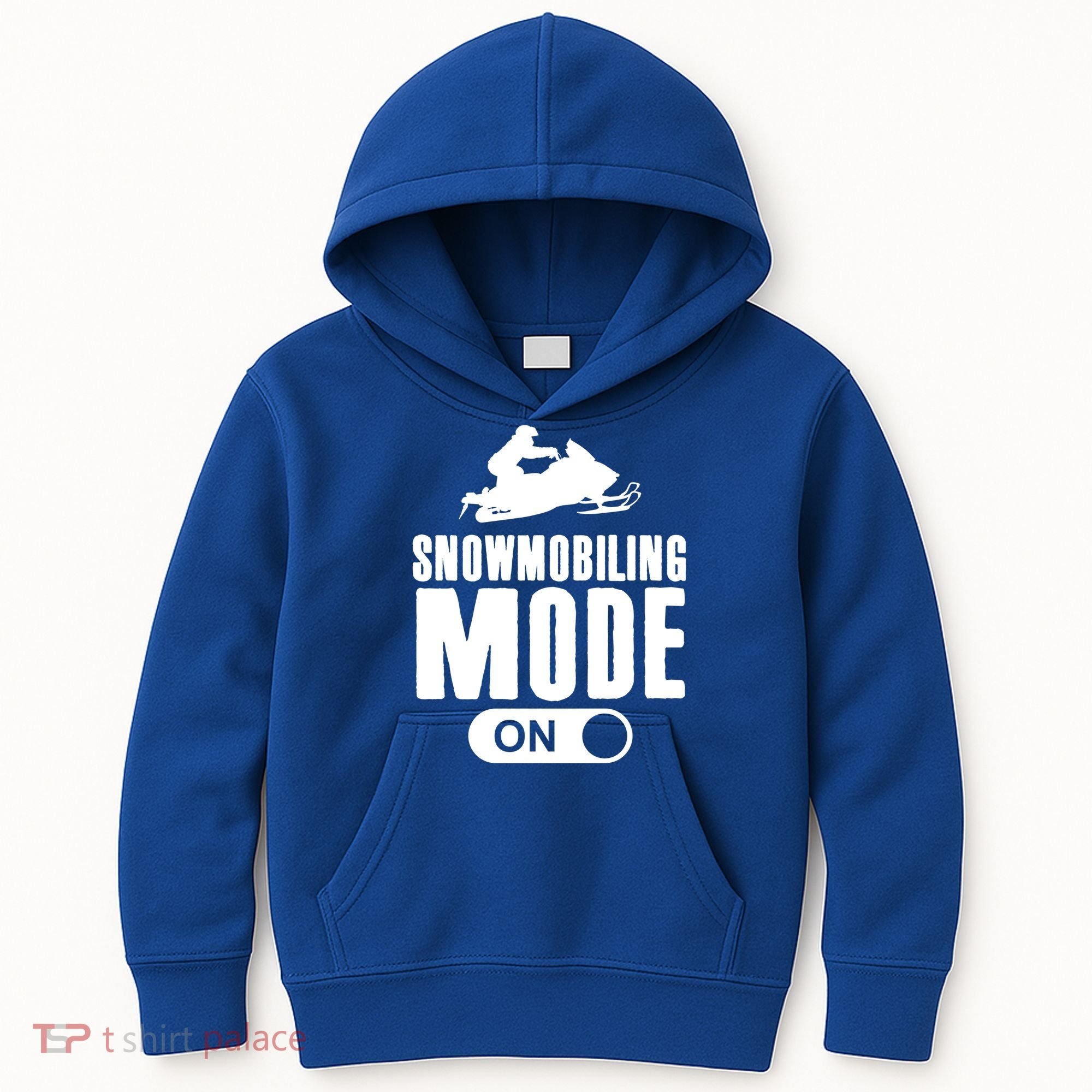 Snowmobiling Mode On Kids Snowmobile Gift Snow Machine Rider Gift Kids Hoodie
