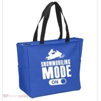 Snowmobiling Mode On Kids Snowmobile Gift Snow Machine Rider Gift Tote Bag thumb 2
