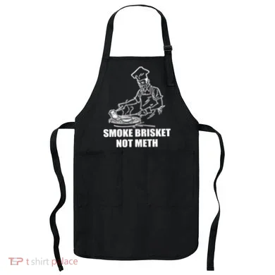 Smoke Brisket Not Meth Apron