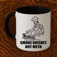 Smoke Brisket Not Meth Coffee Mug thumb 2