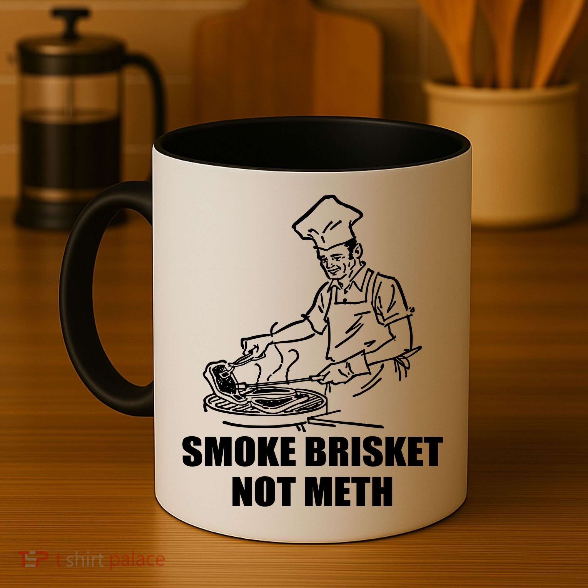 Smoke Brisket Not Meth Coffee Mug