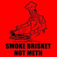 Smoke Brisket Not Meth Santa Hat thumb 1