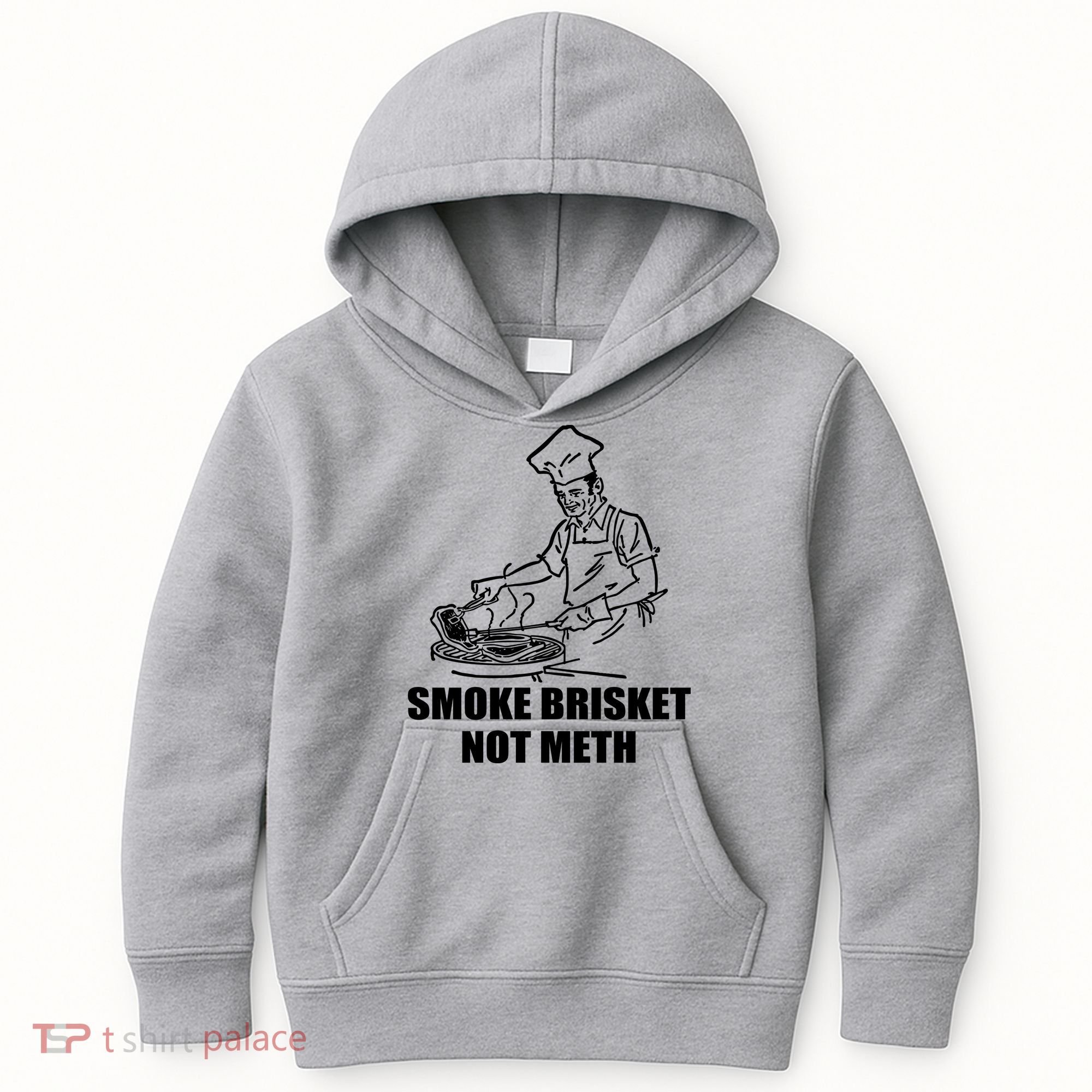 Smoke Brisket Not Meth Kids Hoodie