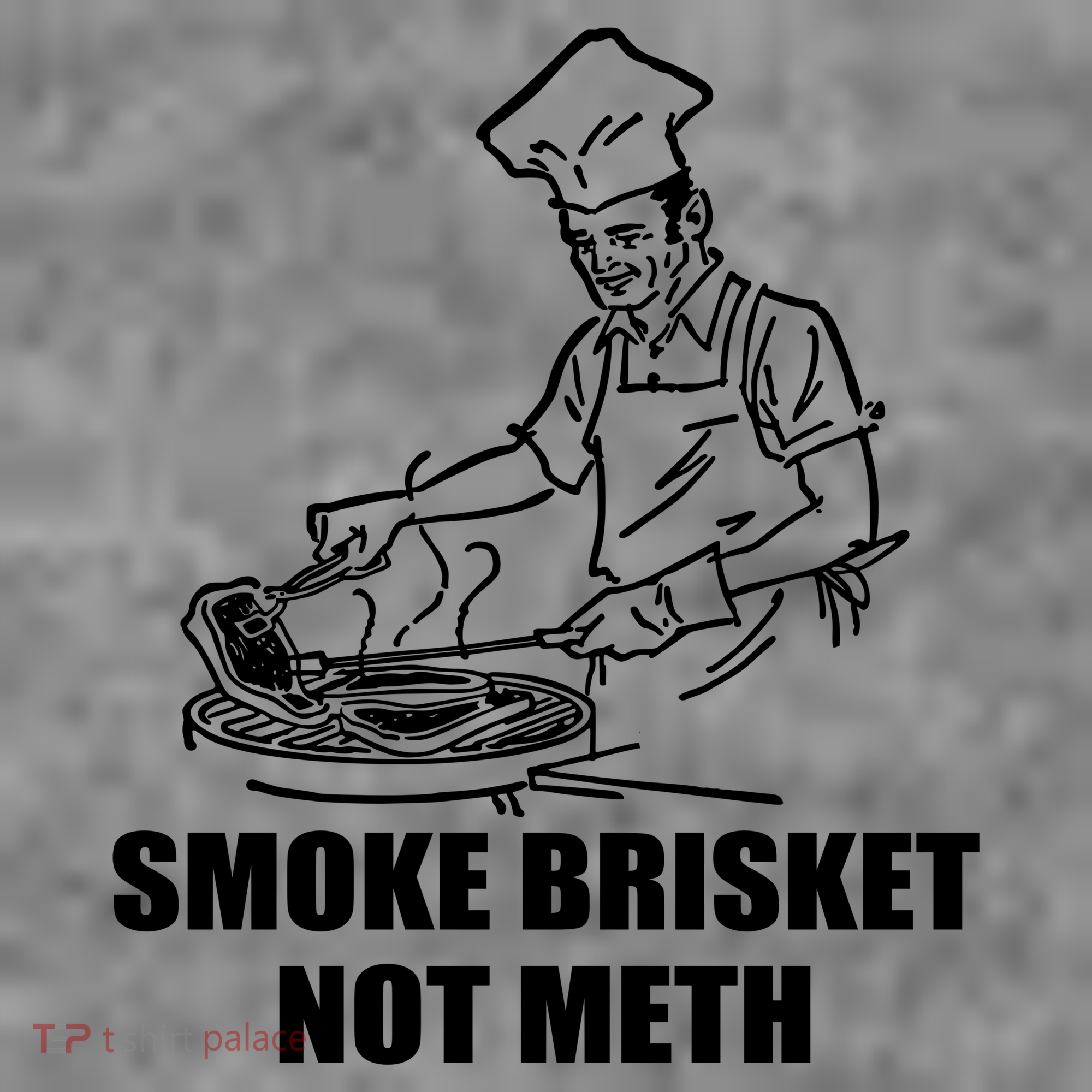 Smoke Brisket Not Meth Kids T-Shirt