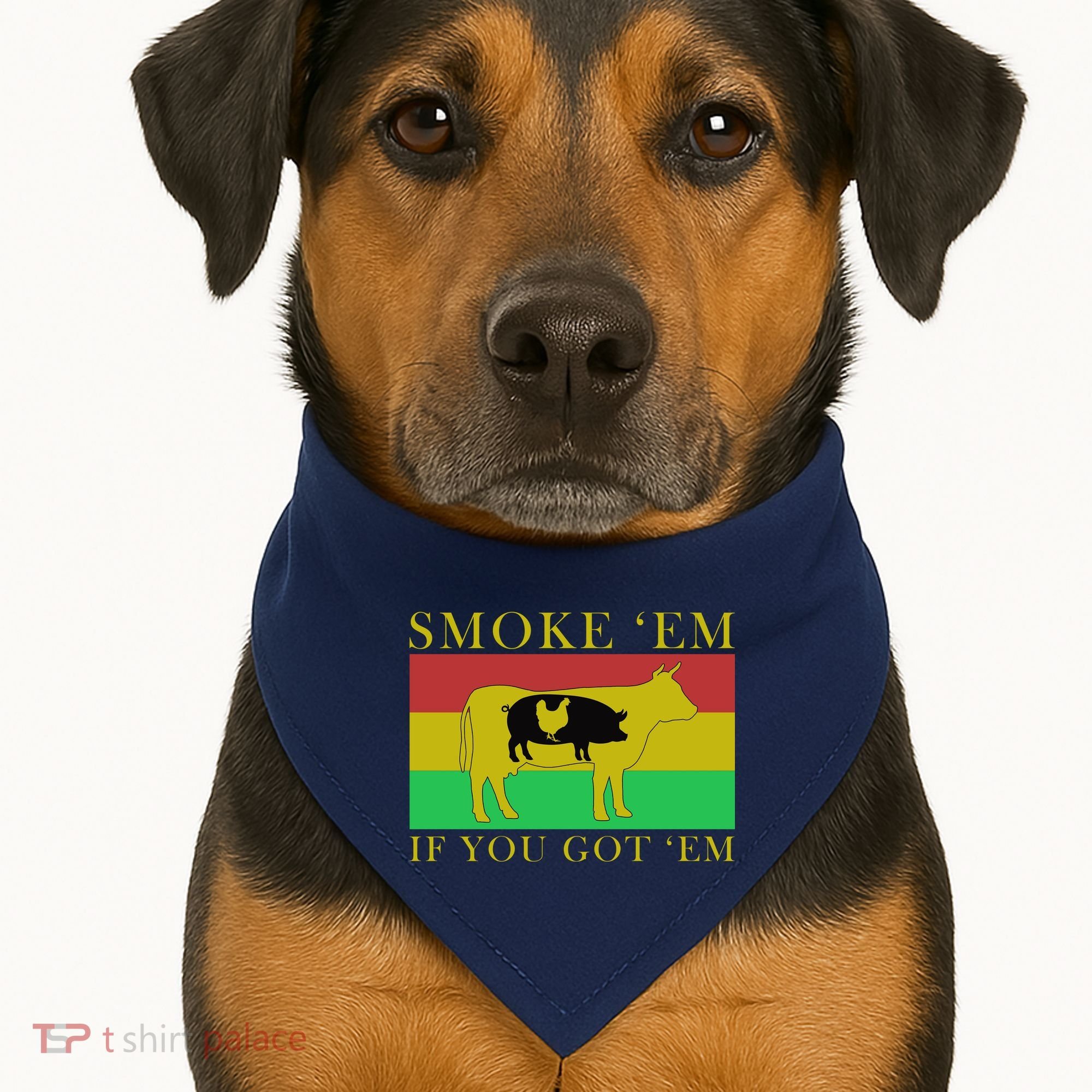 Smoke 'Em If you Got 'Em USA-Made Doggie Bandana