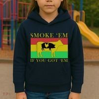 Smoke 'Em If you Got 'Em Kids Hoodie thumb 3