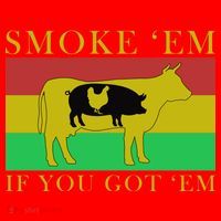 Smoke 'Em If you Got 'Em Santa Hat thumb 1