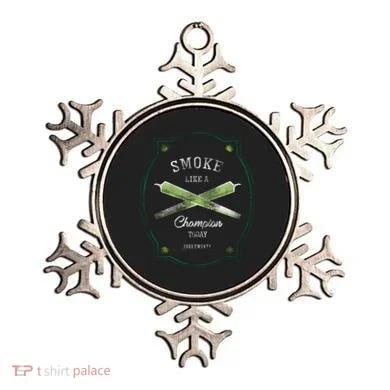 Smoke Like A Champion Ornament