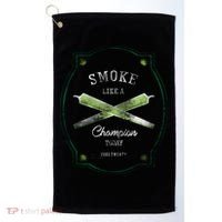 Smoke Like A Champion Golf Towel thumb 0