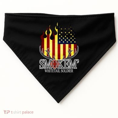 Smokem Whitetail Soldier USA-Made Doggie Bandana