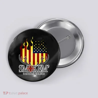 Smokem Whitetail Soldier Button