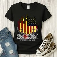 Smokem Whitetail Soldier Women's T-Shirt thumb 3