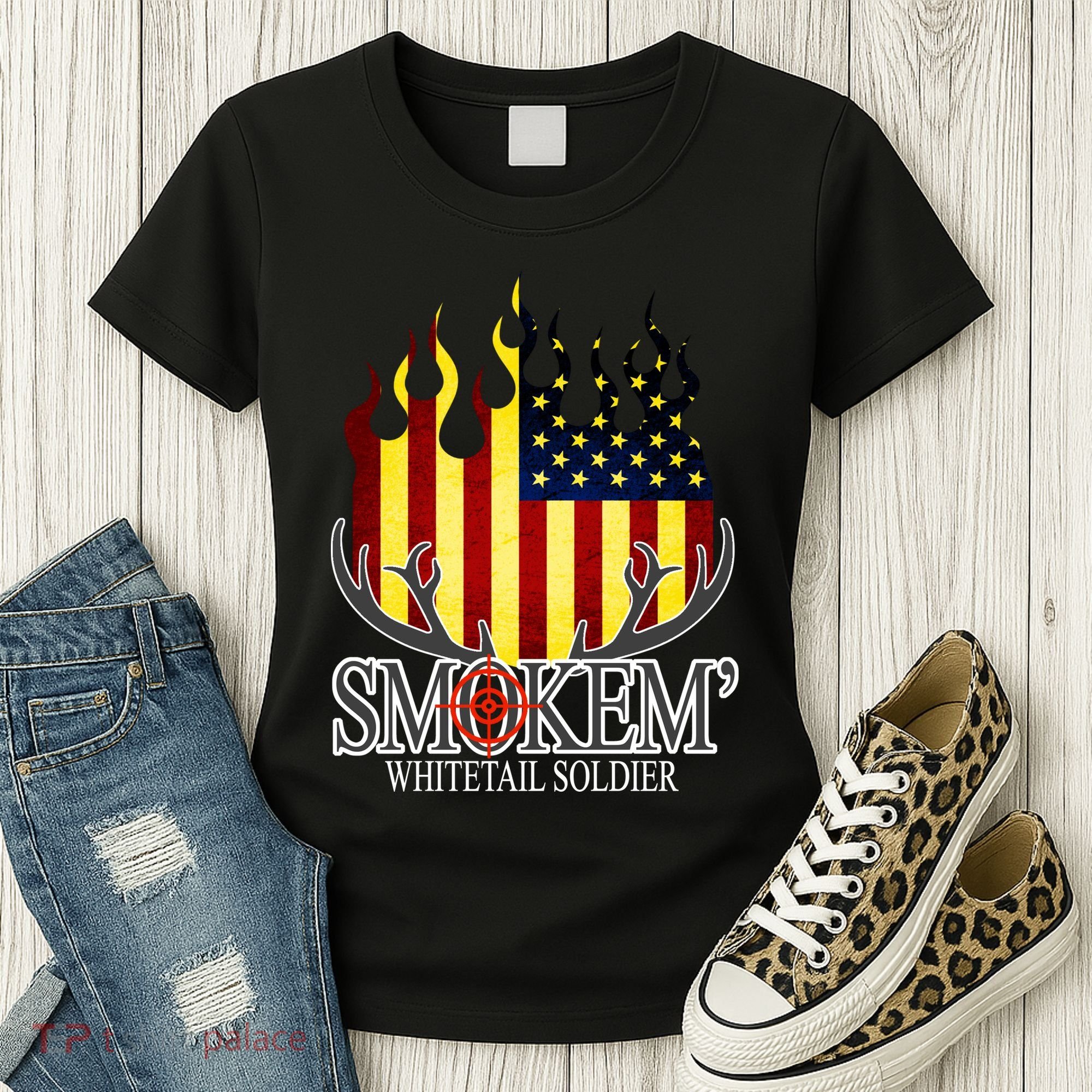 Smokem Whitetail Soldier Women's T-Shirt
