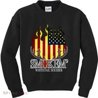 Smokem Whitetail Soldier Kids Sweatshirt thumb 0