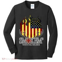 Smokem Whitetail Soldier Kids Long Sleeve Shirt thumb 0