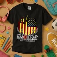 Smokem Whitetail Soldier Kids T-Shirt thumb 3
