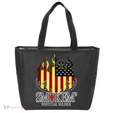 Smokem Whitetail Soldier Tote Bag