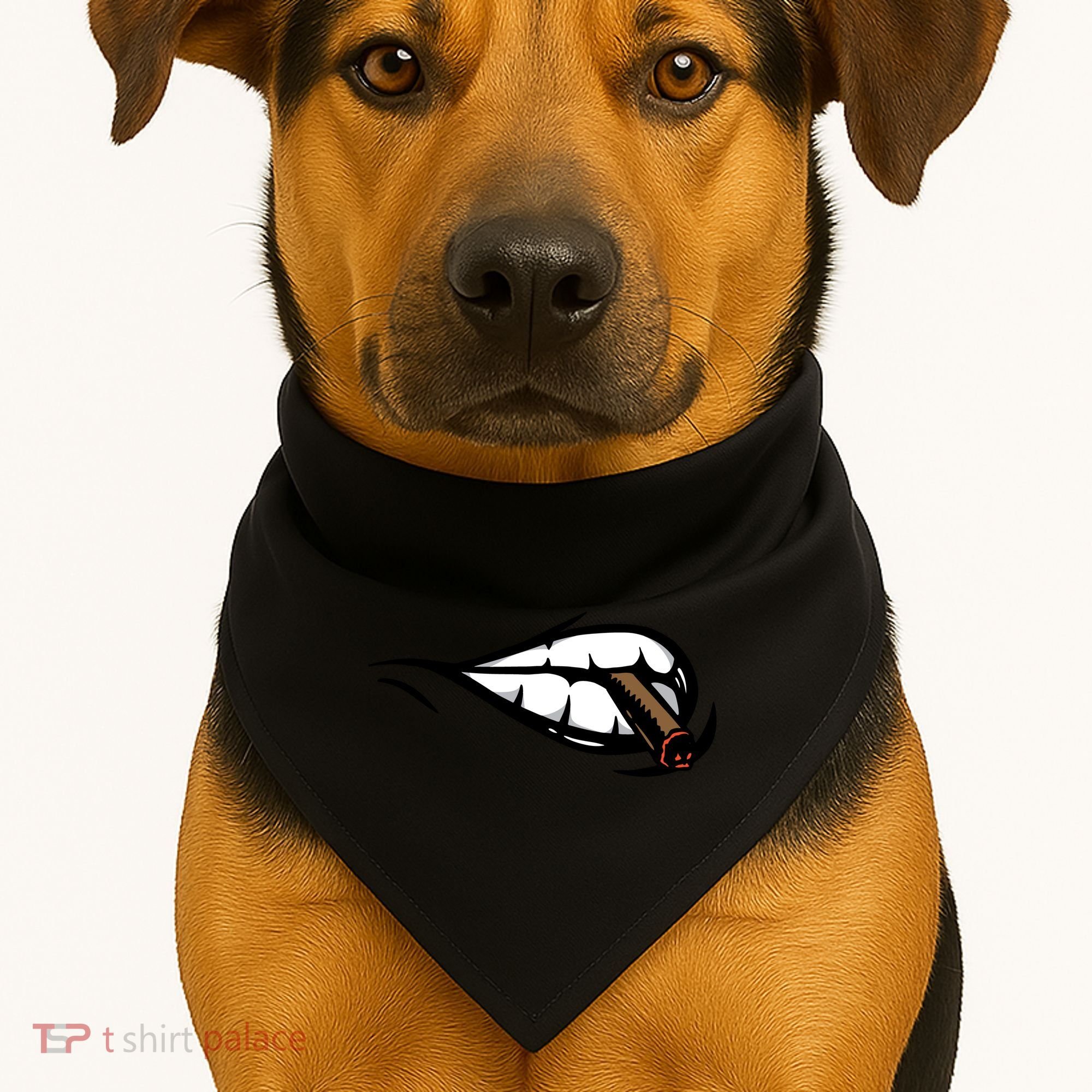 Smoking USA-Made Doggie Bandana