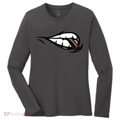 Smoking Women's Long Sleeve Shirt