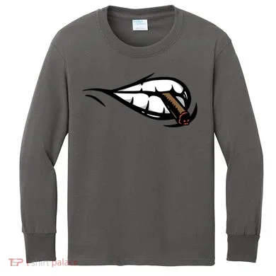 Smoking Kids Long Sleeve Shirt
