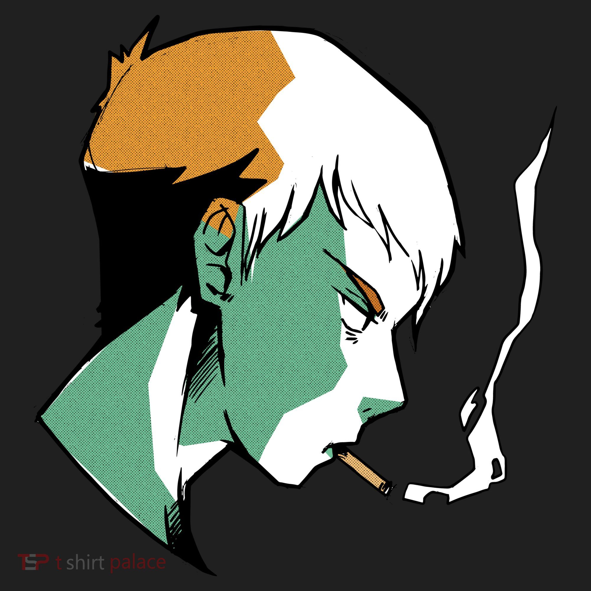 Smoking Anime Boy Women's Sweatshirt