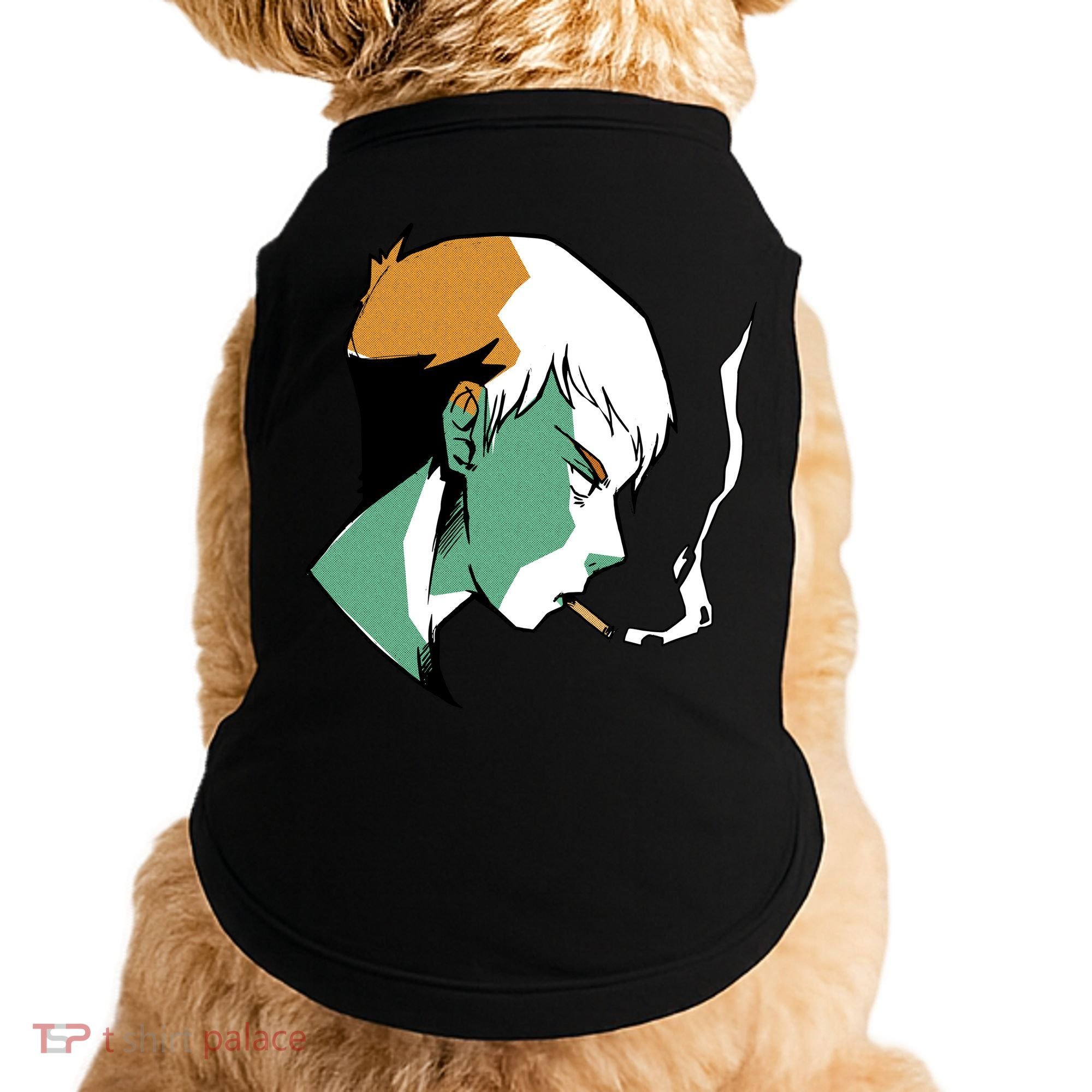 Smoking Anime Boy Doggie Tank